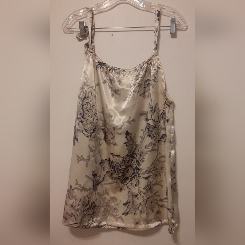 💖✨🌷 Silky Floral Dream Cami 🌸💐 Satin Luxury Tank Top 🌙💎 🌺💫.